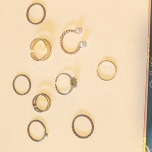 assorted rings
